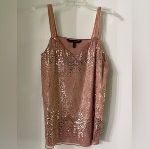 Sequin Pink Sleeveless Dress